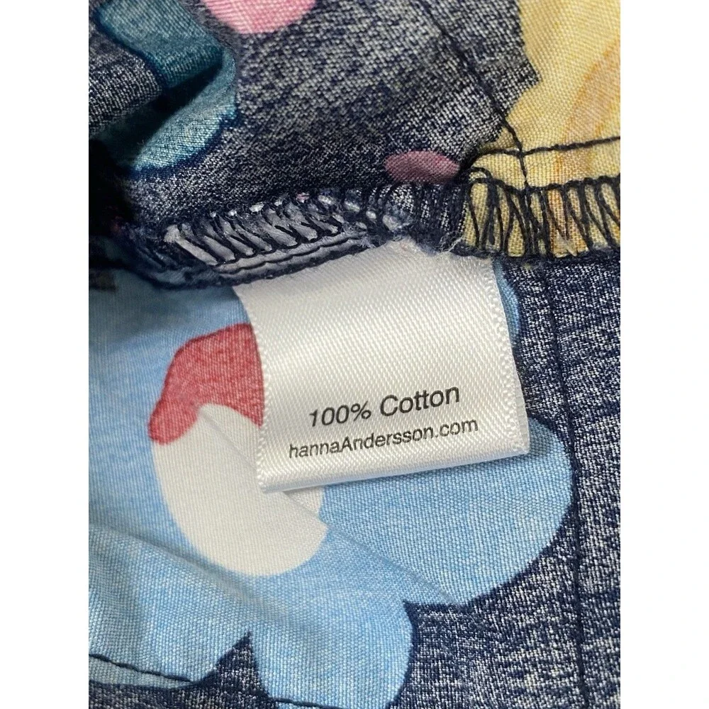 Hanna Andersson 3T 90cm Floral Pocket Dress Scandi Cottagecore Cotton Play Dress